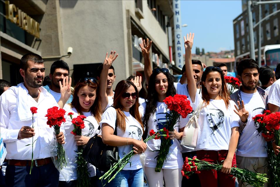 Başbakan Erdoğan'a destek yürüyüşü