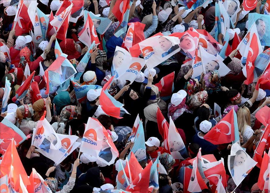 Cumhurbaşkanı adayı Başbakan Recep Tayyip Erdoğan