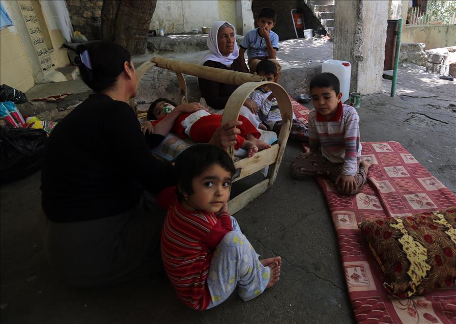 Laleş'e sığınan Yezidiler