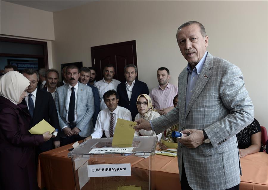 Cumhurbaşkanı adayı ve Başbakan Erdoğan
