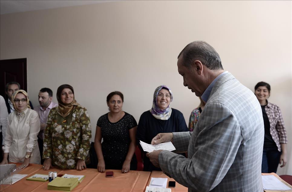 Cumhurbaşkanı adayı ve Başbakan Erdoğan