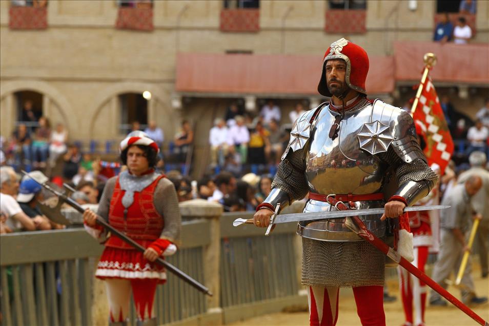 Siena’da dünyaca ünlü Palio Festivali yapıldı