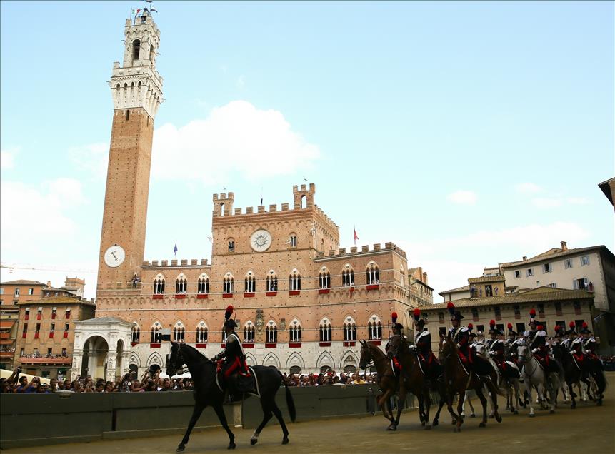 Siena’da dünyaca ünlü Palio Festivali yapıldı