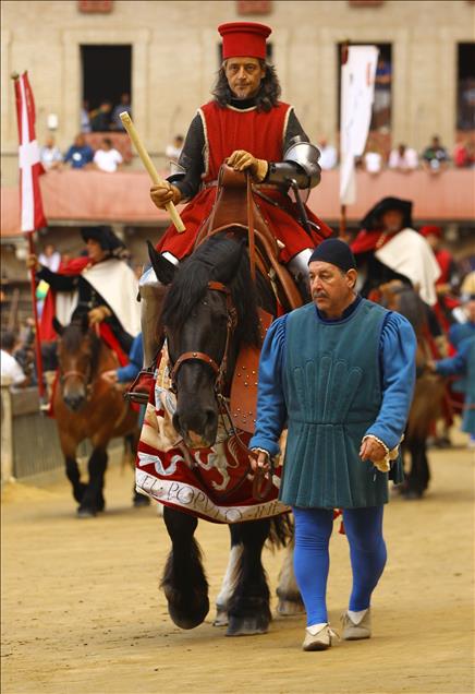 Siena’da dünyaca ünlü Palio Festivali yapıldı
