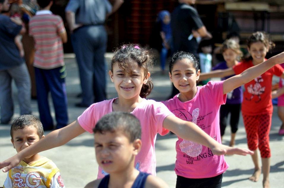 Gazze'de savaş mağduru çocuklar