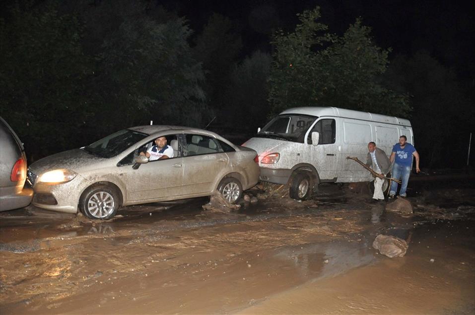 Kayseri'de sağanak