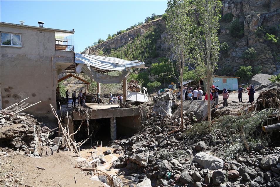 Kayseri'deki sağanak