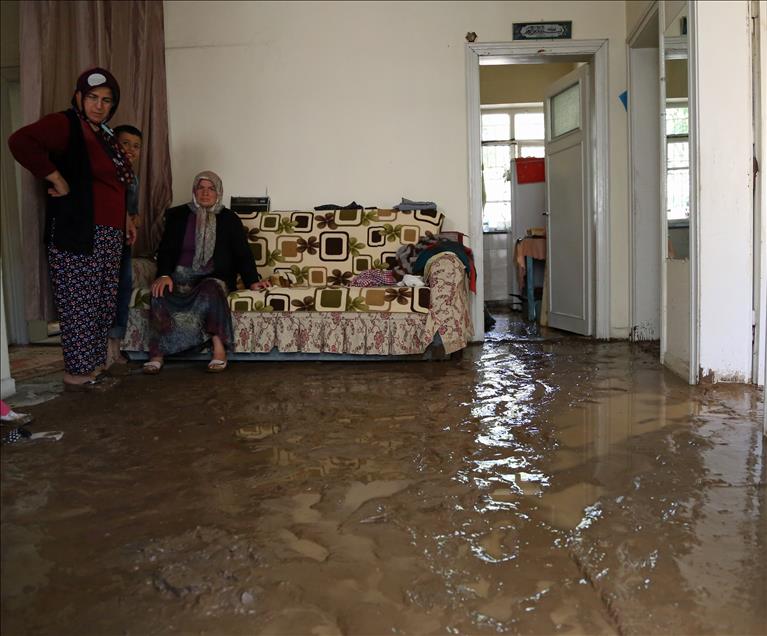 Kayseri'deki sağanak