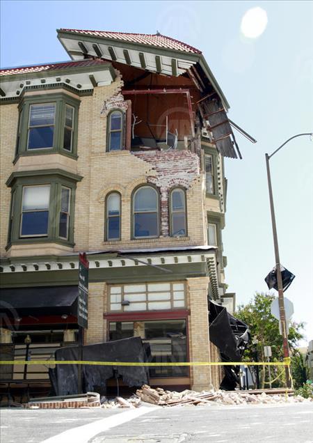 Historic buildings damaged in California earthquake
