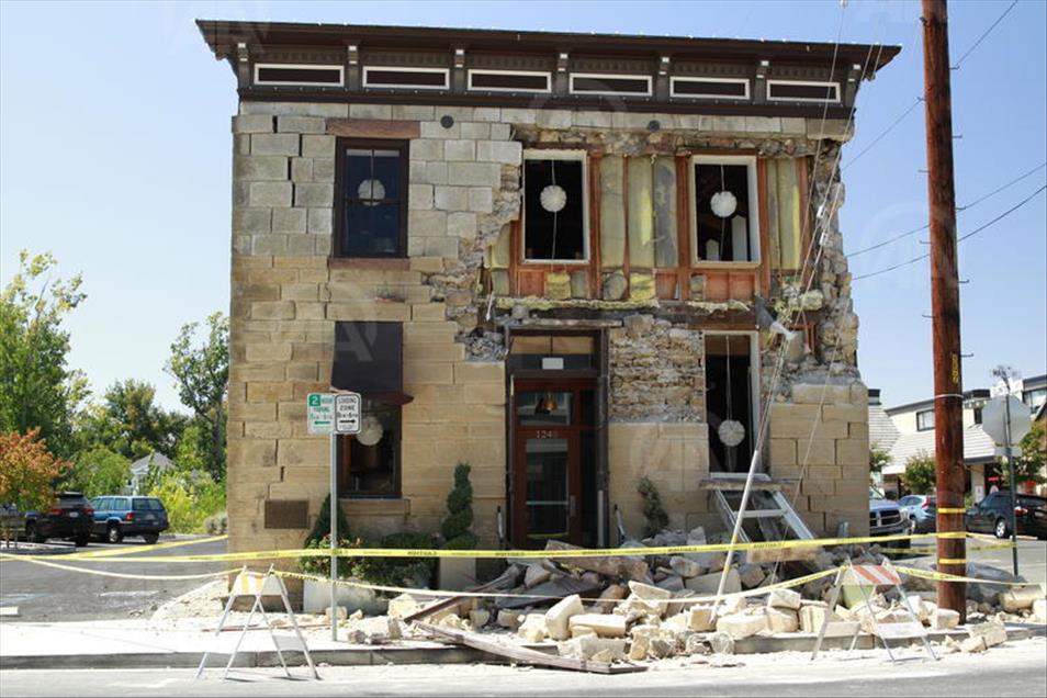 Historic buildings damaged in California earthquake