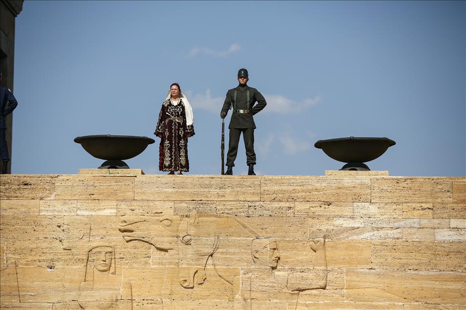 Anıtkabir'de rekor denemesi