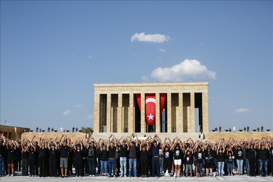 Anıtkabir'de rekor denemesi