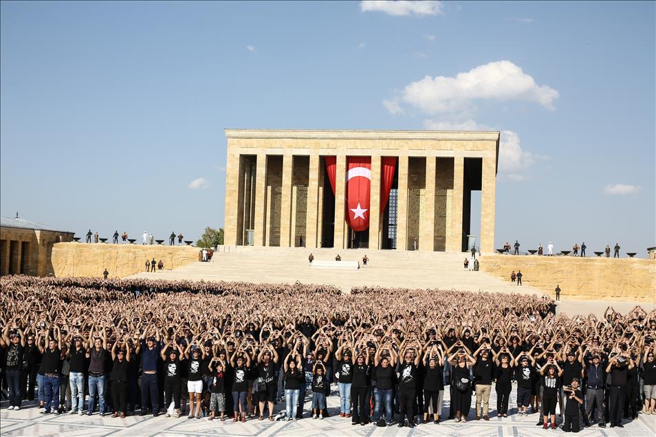 Anıtkabir'de rekor denemesi