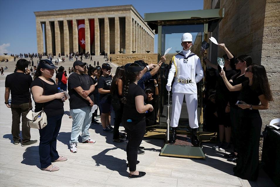 Anıtkabir'de rekor denemesi