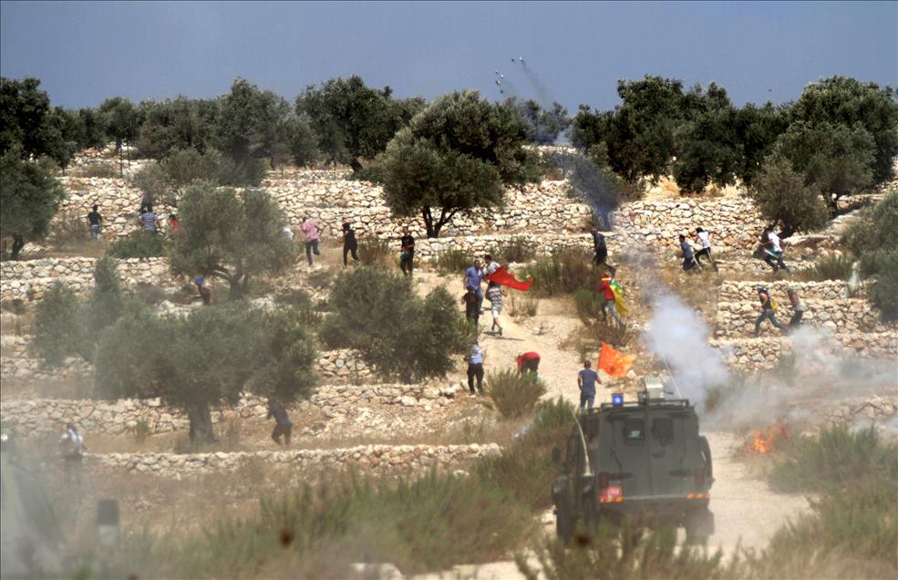 Ramallah'ta gösteri