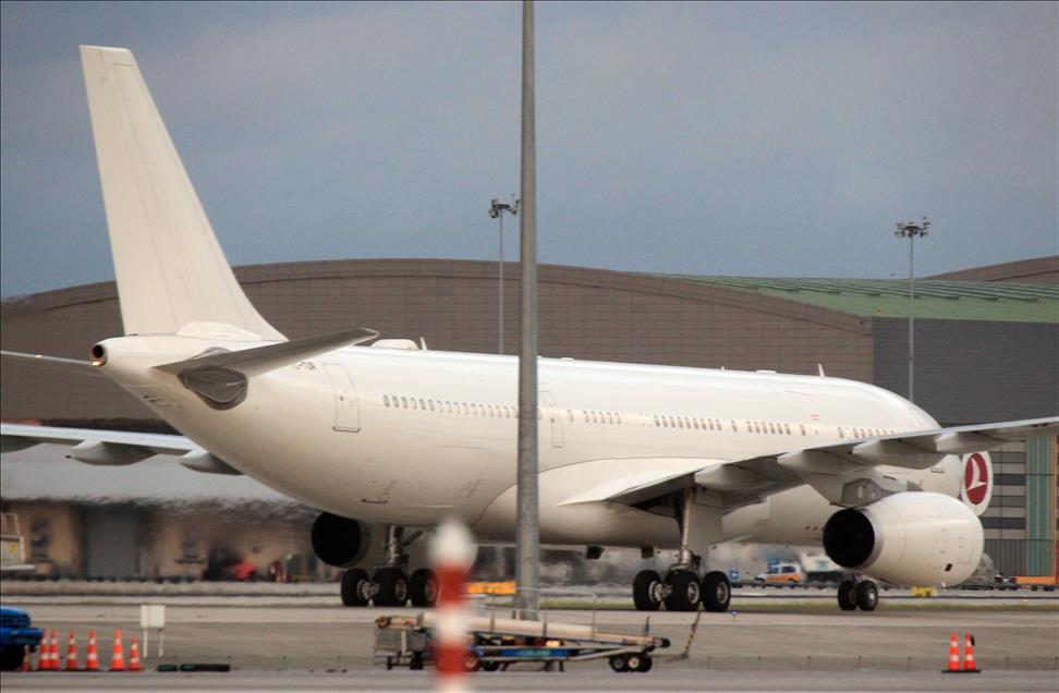 TC-TUR uçağı İstanbul'da