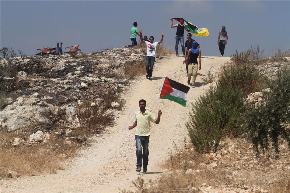 Ramallah'ta gösteri