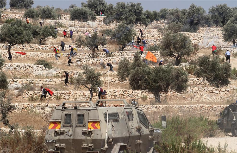 Ramallah'ta gösteri