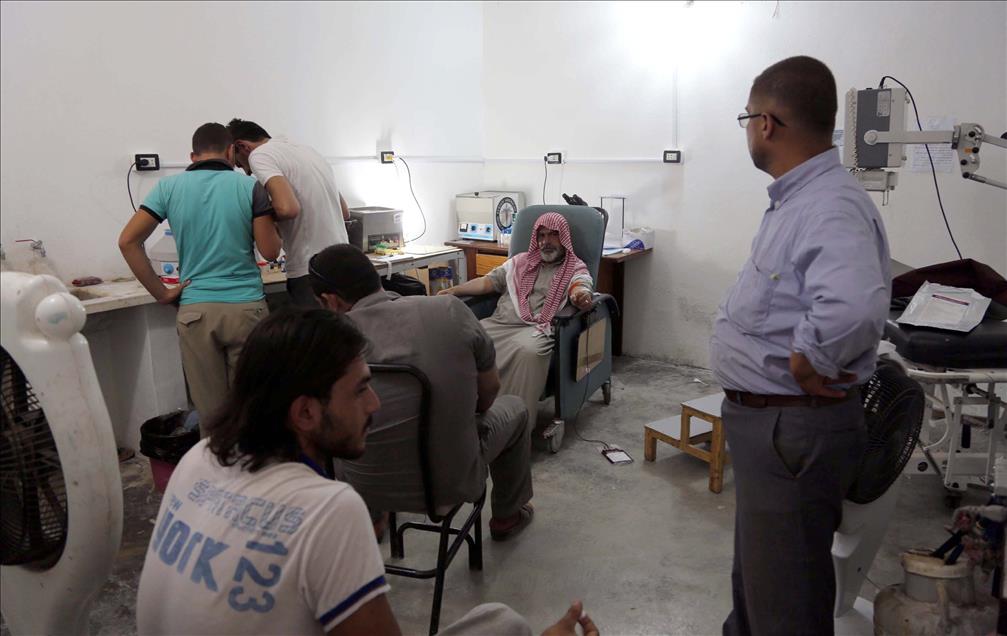  Suriye'de hastaneler yer altına iniyor