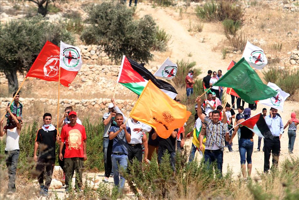Ramallah'ta gösteri