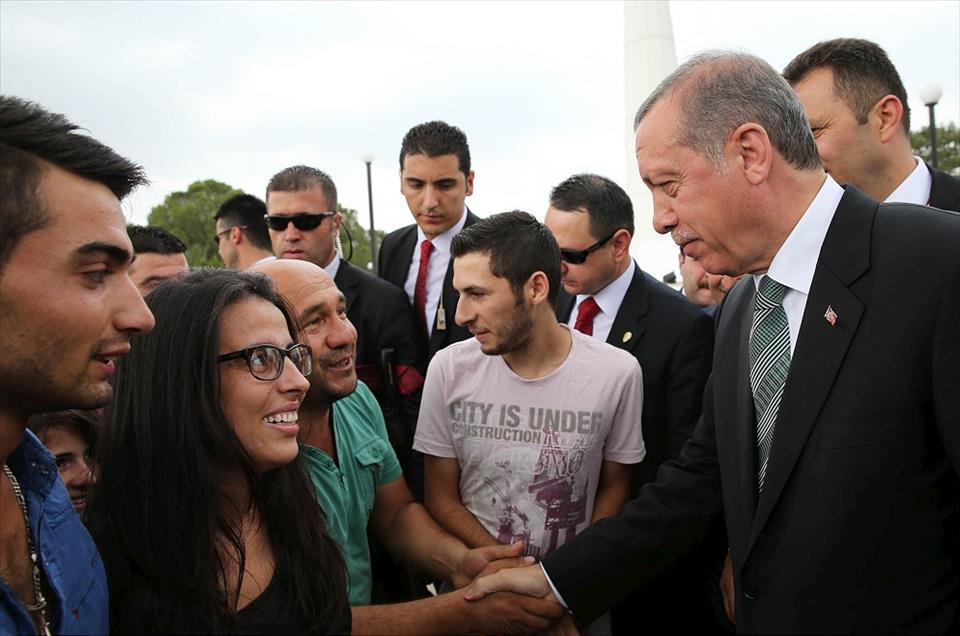 Cumhurbaşkanı Erdoğan KKTC'de