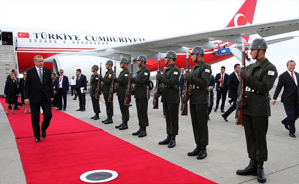 Cumhurbaşkanı Erdoğan KKTC'de