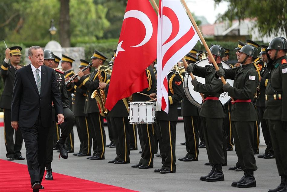 Cumhurbaşkanı Erdoğan KKTC'de