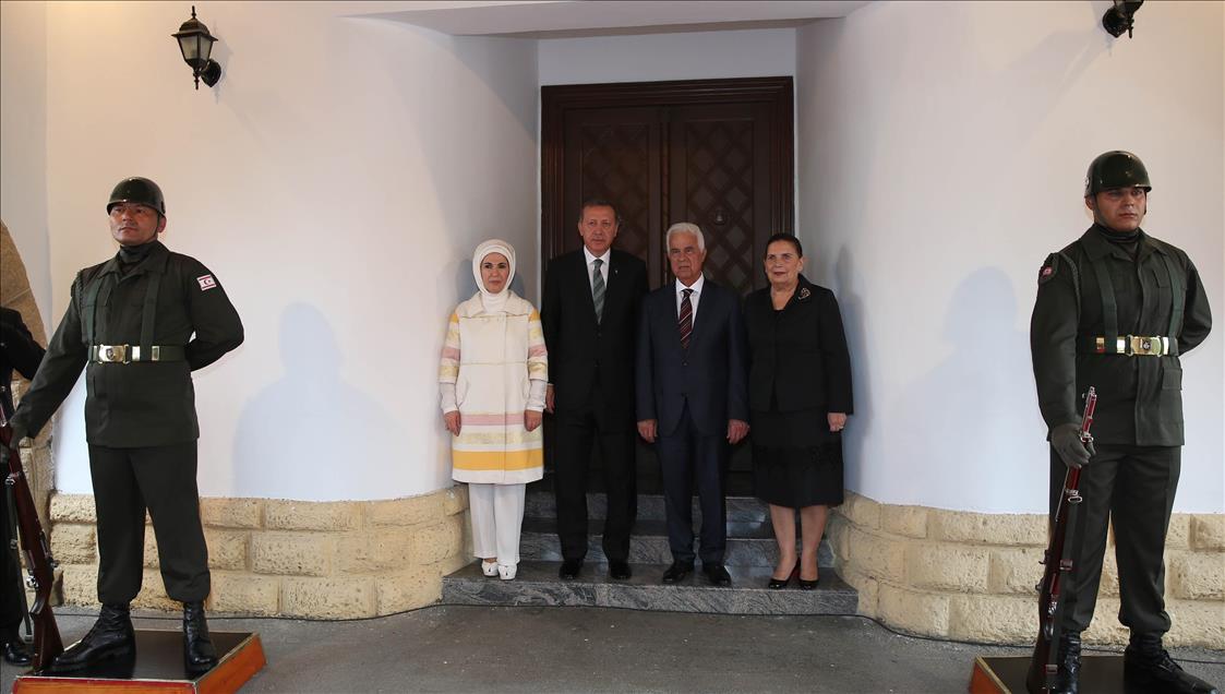 Cumhurbaşkanı Erdoğan KKTC'de