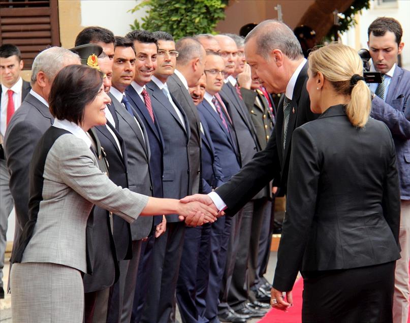 Cumhurbaşkanı Erdoğan KKTC'de