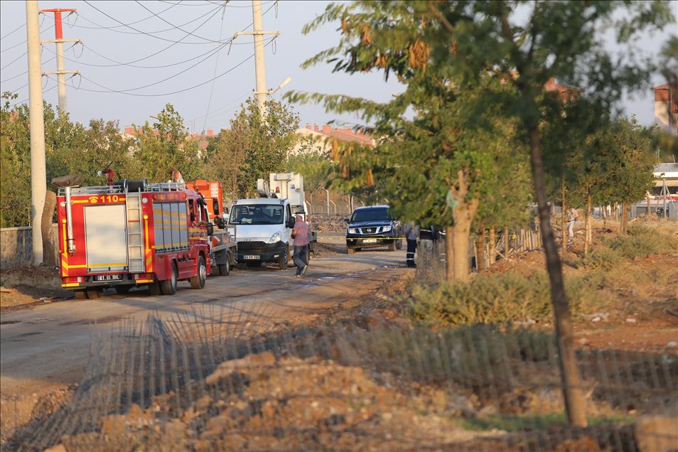 Diyarbakır'da askeri uçak düştü