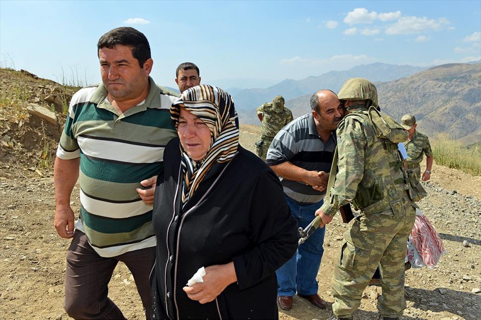 Oğlunun şehit olduğu yerden barış mesajı