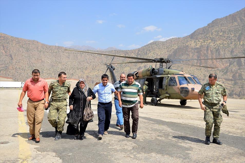 Oğlunun şehit olduğu yerden barış mesajı