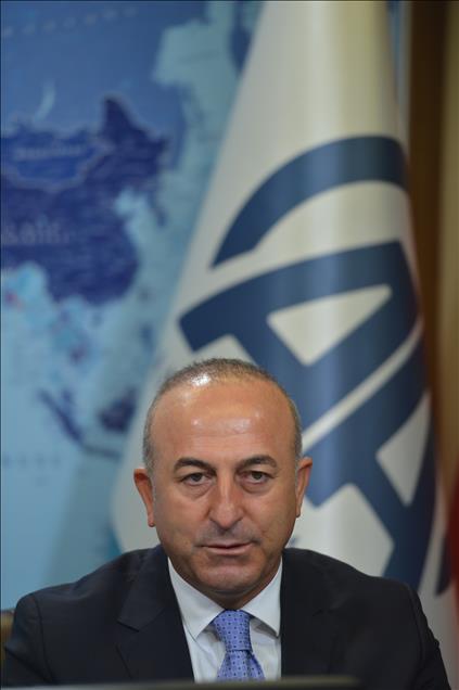 Dışişleri Bakanı Mevlüt Çavuşoğlu, AA Editör Masası'nda