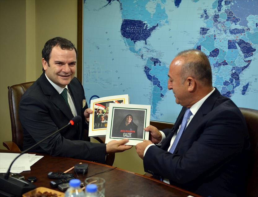 Dışişleri Bakanı Mevlüt Çavuşoğlu, AA Editör Masası'nda
