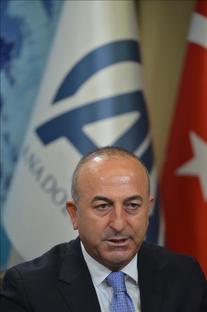 Dışişleri Bakanı Mevlüt Çavuşoğlu, AA Editör Masası'nda