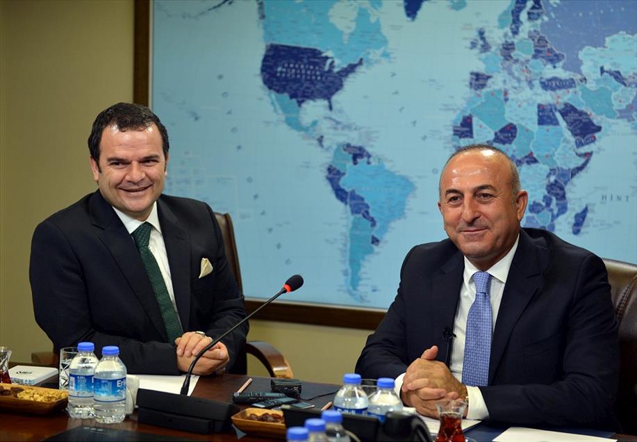 Dışişleri Bakanı Mevlüt Çavuşoğlu, AA Editör Masası'nda