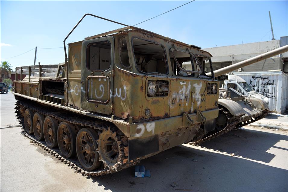 The Libyan revolution exhibited at Martyrs' Museum in Misrata