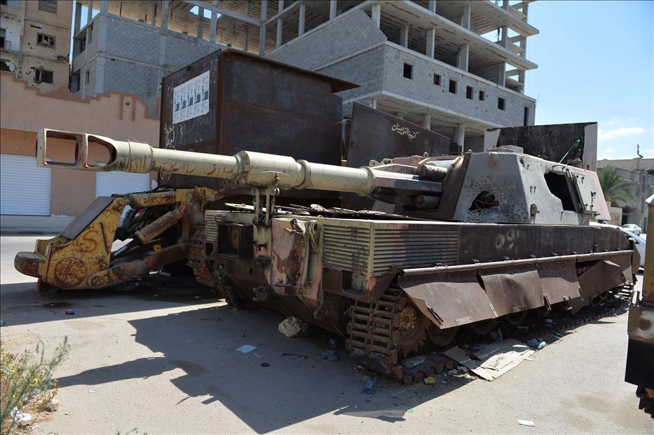 The Libyan revolution exhibited at Martyrs' Museum in Misrata