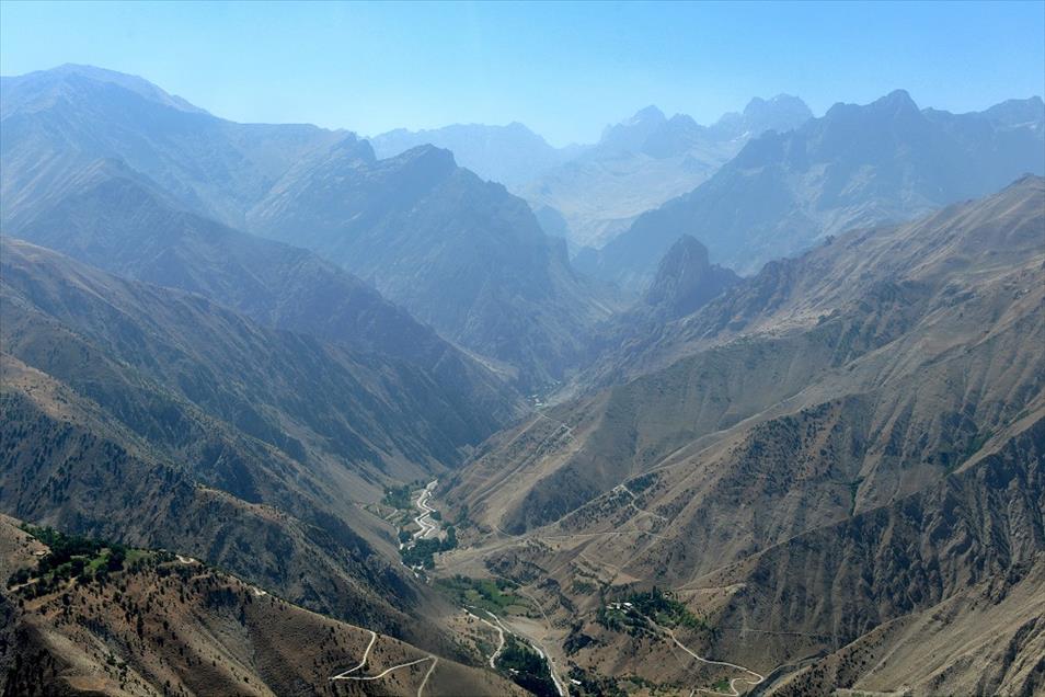 Kuş bakışı Van ve Hakkari