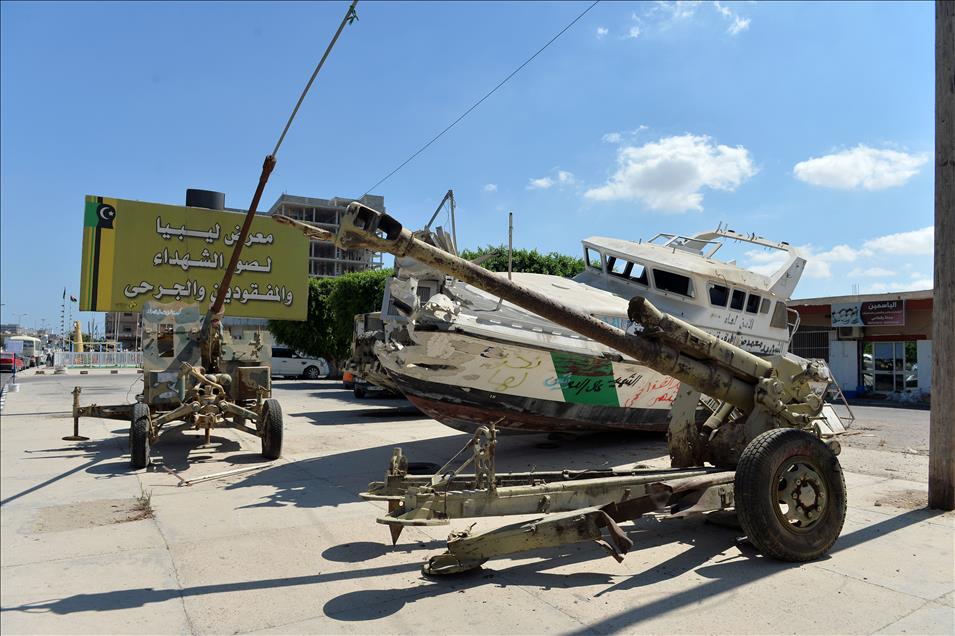 The Libyan revolution exhibited at Martyrs' Museum in Misrata