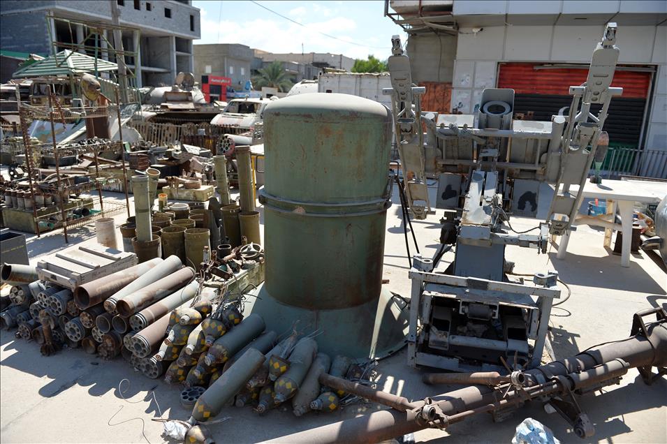 The Libyan revolution exhibited at Martyrs' Museum in Misrata