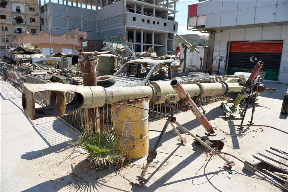 The Libyan revolution exhibited at Martyrs' Museum in Misrata