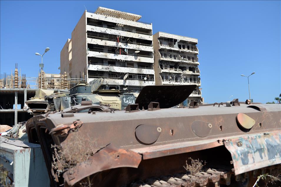 The Libyan revolution exhibited at Martyrs' Museum in Misrata