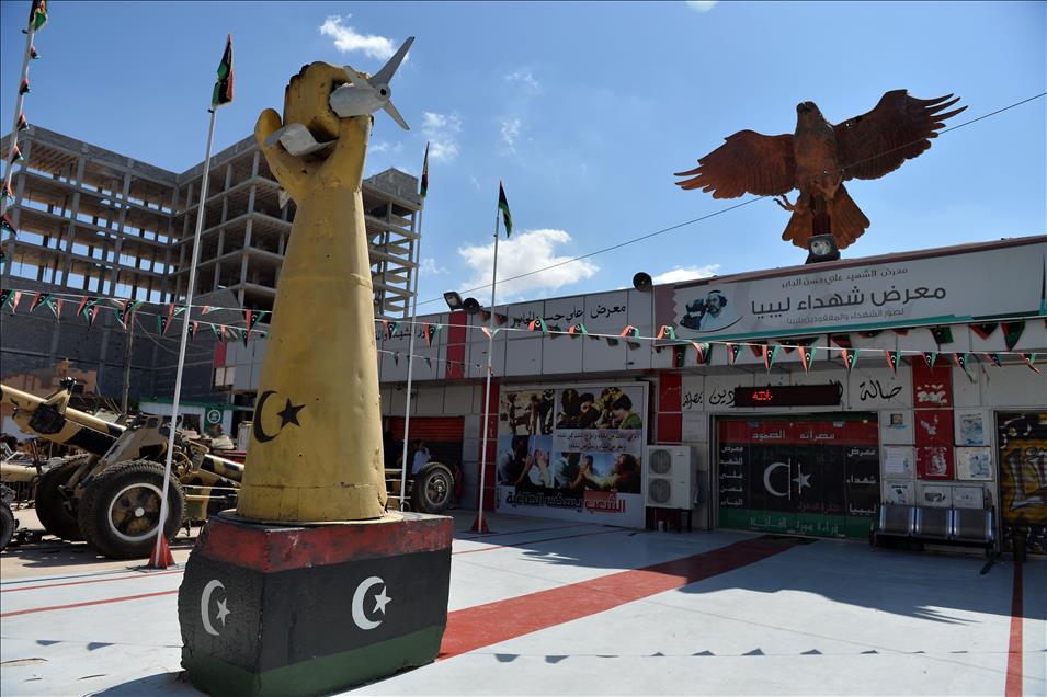 The Libyan revolution exhibited at Martyrs' Museum in Misrata