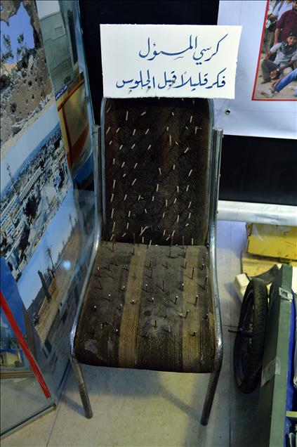 The Libyan revolution exhibited at Martyrs' Museum in Misrata