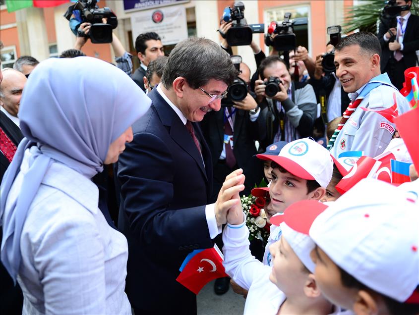 Başbakan Davutoğlu Azerbaycan'da