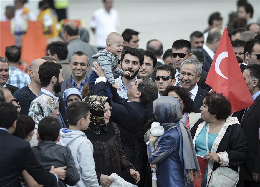 Musul'da rehin alınanlar Türkiye'de