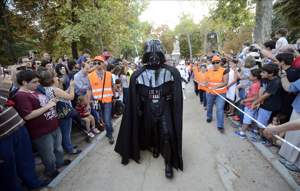 Star Wars parade at Madrid streets