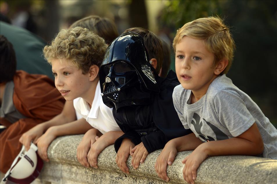 Star Wars parade at Madrid streets