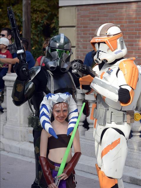 Star Wars parade at Madrid streets